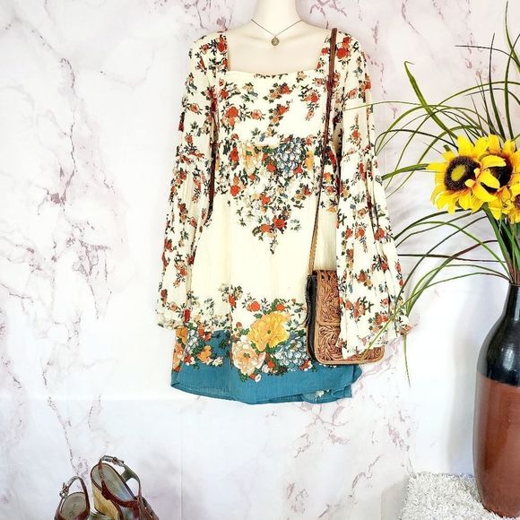 Free People Floral Boho Dress - Picture 5 of 9